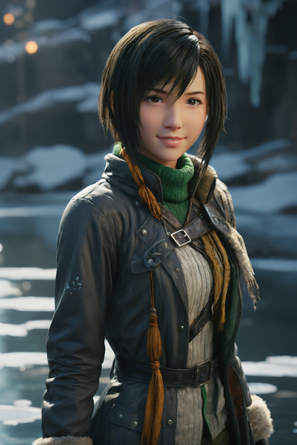 03120-1023209568-long_coat,yuffie,_lora_yuffie_sdxl_V1-000010_0.5_,looking at viewer,_lora_ALTXL_001_4_1.5_,gentle smile,beautiful detailed glow,.png